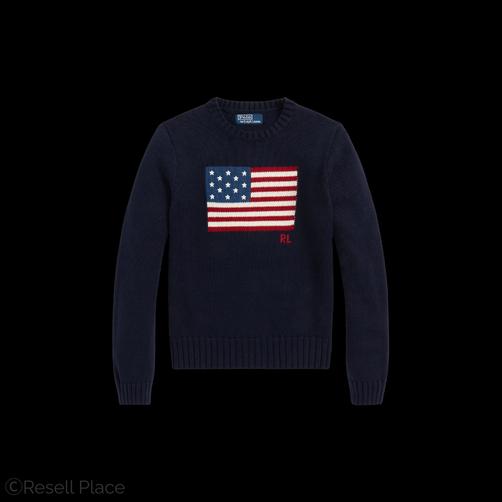 RALPH LAUREN FLAG SWEATER