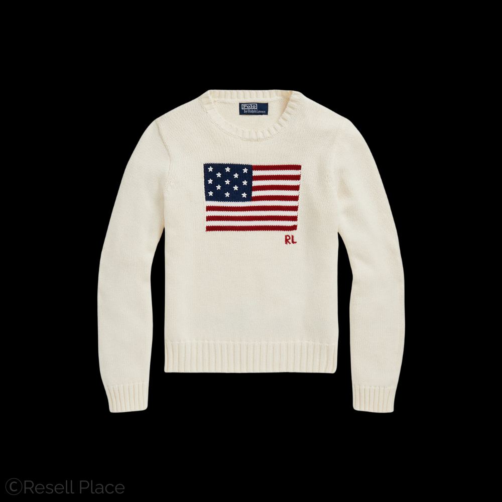 RALPH LAUREN FLAG SWEATER